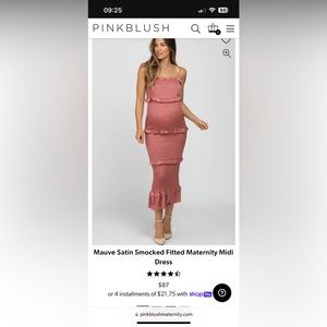 PinkBlush Maternity Dress